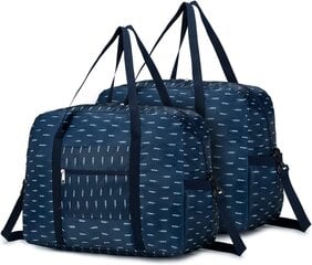 Сверхлегкая складная дорожная сумка с креплением к чемодану, 2 шт. цена и информация | Чемоданы, дорожные сумки  | 220.lv