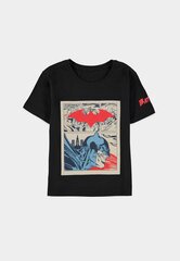 T-krekls zēniem Betmens, melns цена и информация | Рубашки для мальчиков | 220.lv