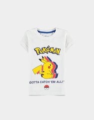 T-krekls zēniem Pokemon, balts цена и информация | Рубашки для мальчиков | 220.lv