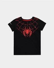 T-krekls zēniem Spiderman, melns цена и информация | Рубашки для мальчиков | 220.lv