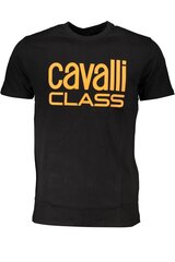 T-krekls vīriešiem Cavalli Class RXT60AJD060_NE05051, melns cena un informācija | Vīriešu T-krekli | 220.lv