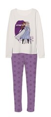 Meiteņu pidžama Frozen, violeta cena un informācija | Halāti, naktskrekli, pidžamas meitenēm | 220.lv