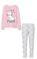 DISNEY Пижама Animals, розовая, 98/104 цена и информация | Пижамы, халаты для девочек | 220.lv