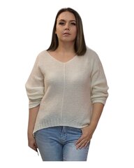 Sieviešu džemperis, balts cena un informācija | Sieviešu džemperi | 220.lv