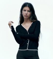 Женский черный классический свитер цена и информация | Женские кофты | 220.lv