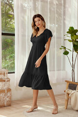 Женское платье миди Grace Karin, черное цена и информация | Платья | 220.lv