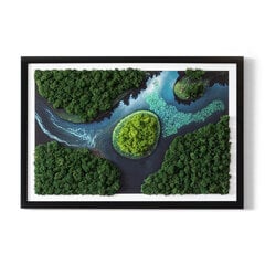 Glezna Sūnas Sala uz ūdeņiem, 60x40 cm cena un informācija | Gleznas | 220.lv