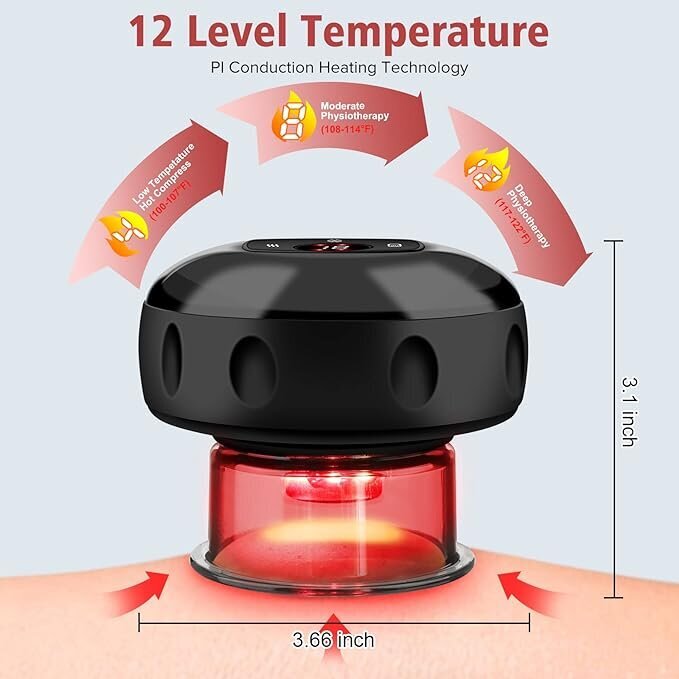 Vakuuma masāžas iekārta 3 in 1 cena un informācija | Masāžas ierīces | 220.lv