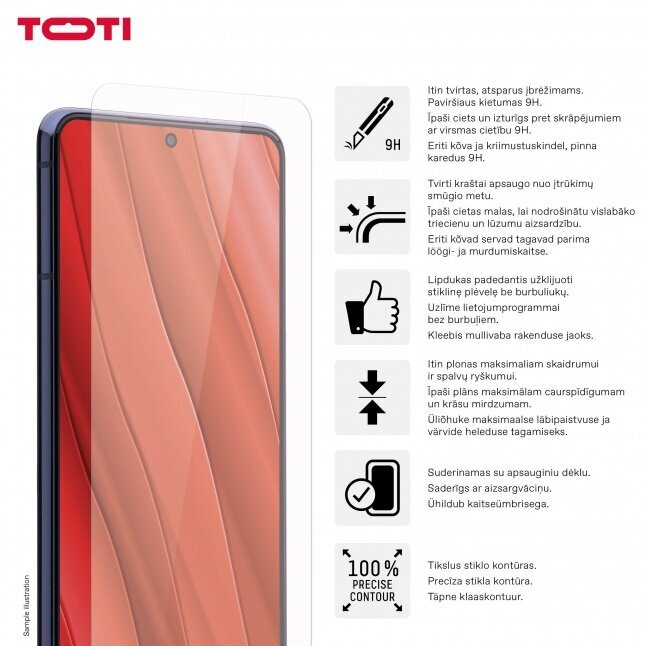 Toti Samsung Galaxy S24 cena un informācija | Ekrāna aizsargstikli | 220.lv