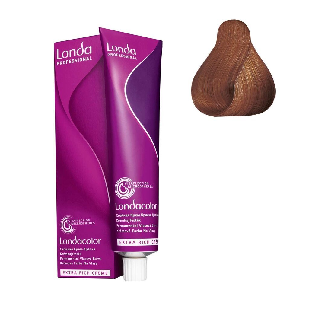 Matu krāsa Londa Professional Londacolor Permanent Hair Dye 7/37, 60 ml cena un informācija | Matu krāsas | 220.lv