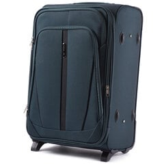 Темно-зеленый средний чемодан CODURA на 2 колесах цена и информация | Чемоданы, дорожные сумки | 220.lv