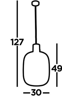 Searchlight piekaramais gaismeklis Barrel 68361AM цена и информация | Lustras | 220.lv