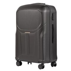 Темно-серый большой чемодан PREDATOR цена и информация | Чемоданы, дорожные сумки  | 220.lv