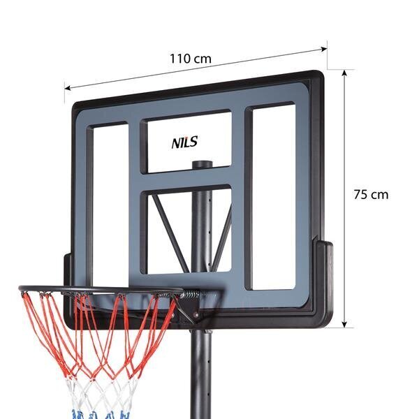 Basketbola grozs Nils ZDK321 cena un informācija | Basketbola statīvi | 220.lv