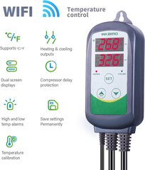 Digitālais termostats Inkbird, ITC-308, cena un informācija | Taimeri, termostati | 220.lv