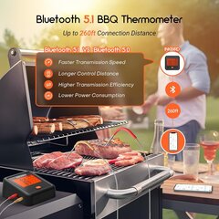 Inkbird digitālais Bluetooth grila termometrs IDT-34C cena un informācija | Grila, barbekjū piederumi un aksesuāri | 220.lv