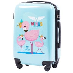 Темно-синий детский чемодан LITTLE BIRD цена и информация | Чемоданы, дорожные сумки | 220.lv
