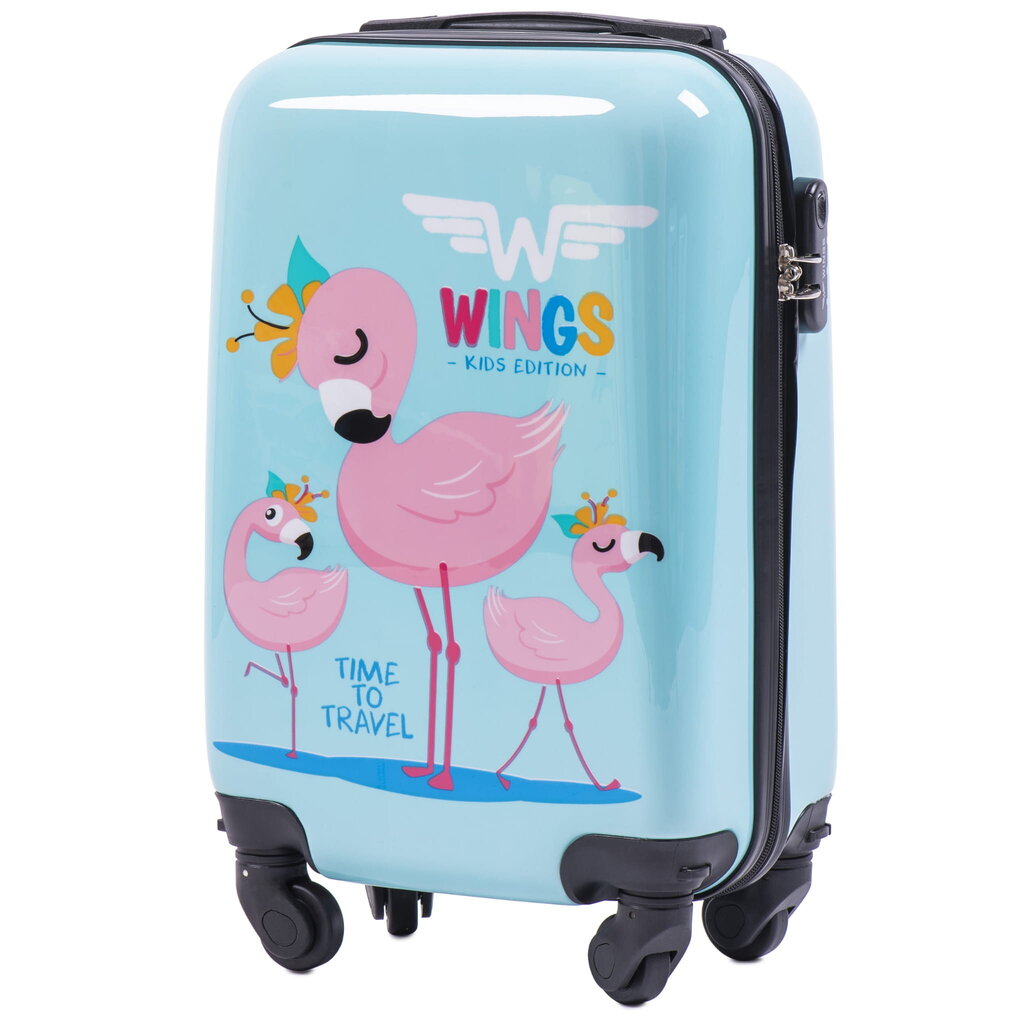 Bērnu koferis Wings, XS, zils cena un informācija | Koferi, ceļojumu somas | 220.lv