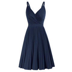 Женское плиссированное платье в стиле ретро Grace Karin, синее цена и информация | Платья | 220.lv