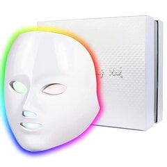 7-цветная светодиодная маска для лица цена и информация | Приборы для ухода за лицом | 220.lv