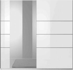 Hakano Sonata drēbju skapis, balts cena un informācija | Skapji | 220.lv