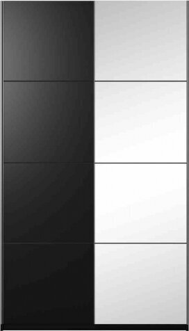 Hakano Sonata drēbju skapis, melns cena un informācija | Skapji | 220.lv