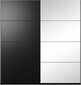 Hakano Sonata drēbju skapis, melns cena un informācija | Skapji | 220.lv