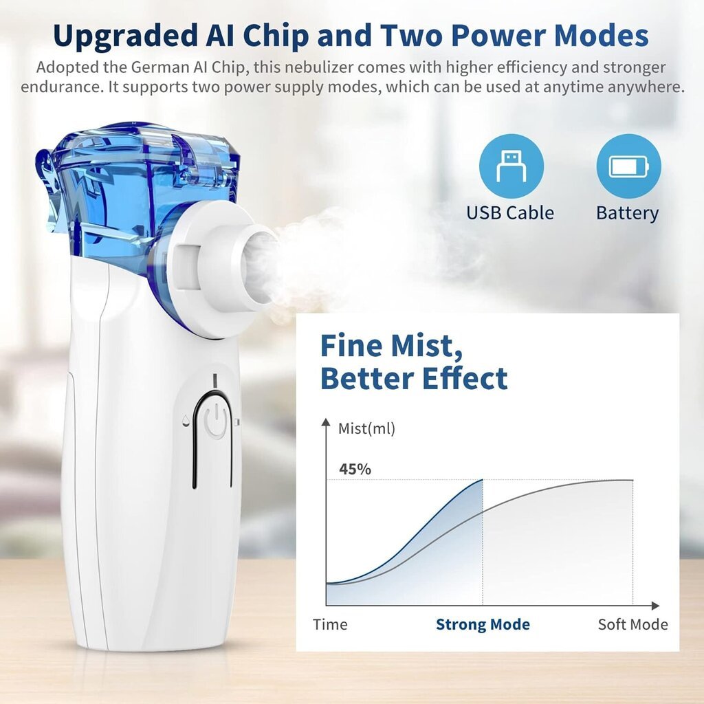 Portatīvais smidzinātājs cena un informācija | Inhalatori | 220.lv