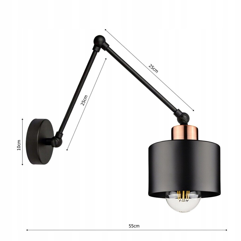 Led-lux sienas lampa цена и информация | Sienas lampas | 220.lv