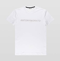 МУЖСКАЯ ФУТБОЛКА ANTONY MORATO SUPER SLIM FIT БЕЛАЯ 33233-7 цена и информация | Мужские футболки | 220.lv