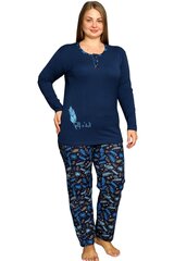 Pidžama sievietēm P930-TM-48/50, zila cena un informācija | Naktskrekli, pidžamas | 220.lv