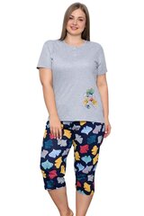 Пижама больших размеров с короткими рукавами. P985-PI-52/54 цена и информация | Женские пижамы, ночнушки | 220.lv