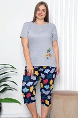 Пижама больших размеров с короткими рукавами. P985-PI-52/54 цена и информация | Женские пижамы, ночнушки | 220.lv