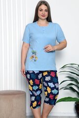 Pidžama sievietēm P985-ZY-48/50, zila cena un informācija | Naktskrekli, pidžamas | 220.lv