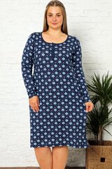 Ночные сорочки больших размеров с цветочным принтом P1118-48/50 цена и информация | Женские пижамы, ночнушки | 220.lv
