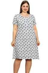 Светло-серое женское ночное белье для полных женщин P1082-52/54 цена и информация | Женские пижамы, ночнушки | 220.lv