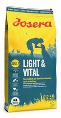 Josera Light&Vital svara samazināšanai pieaugušiem suņiem, 12,5 kg цена и информация | Сухой корм для собак | 220.lv