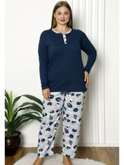 Pidžama sievietēm, zila cena un informācija | Naktskrekli, pidžamas | 220.lv