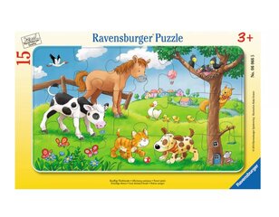 Puzle Ravensburger Dzīvnieki 06066, 15 d. cena un informācija | Puzles, 3D puzles | 220.lv