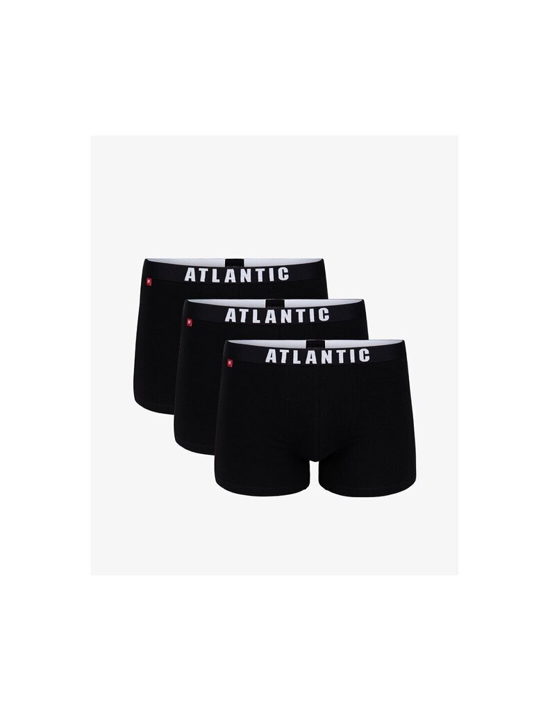Apakšbikses vīriešiem Atlantic 3MH-011, melni, 3 gab. cena un informācija | Vīriešu apakšbikses | 220.lv