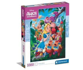 Пазл Clementoni Puzzle Disney Alice in Wonderland 39673, 1000 деталей цена и информация | Пазлы | 220.lv