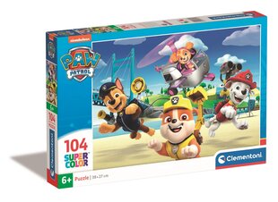 Пазл Clementoni Puzzle Super Color Paw Patrol 27265, 104 деталей цена и информация | Пазлы | 220.lv