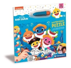 Пазл Clementoni Puzzle Baby Shark 22241, 15 деталей цена и информация | Пазлы | 220.lv