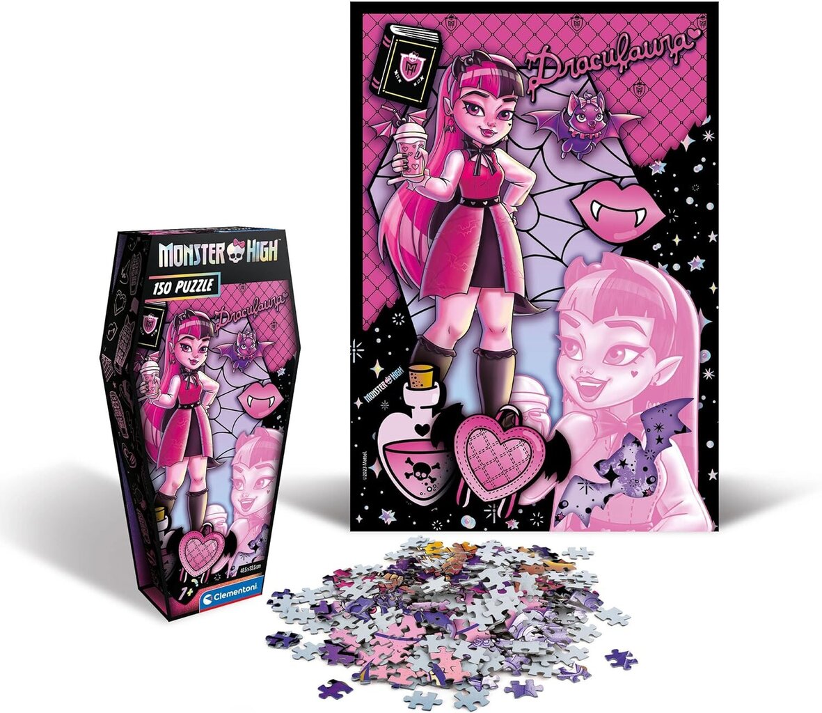 Puzle Clementoni Monster High Draculaura 28184, 150 d. cena un informācija | Puzles, 3D puzles | 220.lv