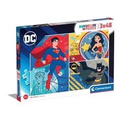 Puzle Clementoni Supercolor DC Comics 25272, 3x48 d. cena un informācija | Puzles, 3D puzles | 220.lv