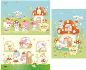 Puzle Clementoni Puzzle Hello Kitty 25246, 3x48 d. цена и информация | Пазлы | 220.lv