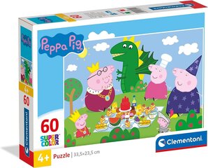 Пазл Clementoni Puzzle Peppa Pig 26204, 60 деталей цена и информация | Пазлы | 220.lv