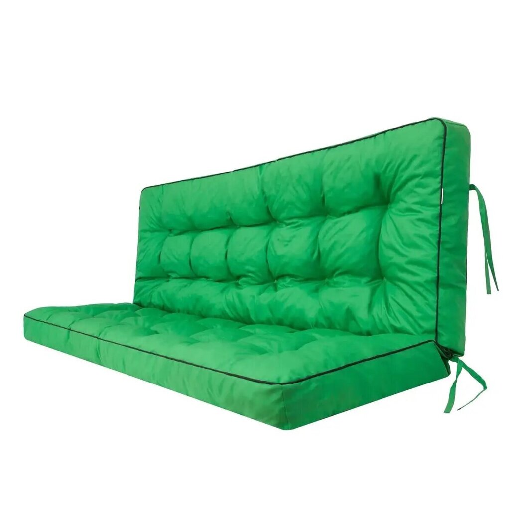 Spilvens šūpolēm Hobbygarden Pola, 140 cm, zaļš cena un informācija | Krēslu paliktņi | 220.lv