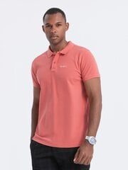 Polo krekls vīriešiem Ombre Clothing, oranžs cena un informācija | Vīriešu T-krekli | 220.lv