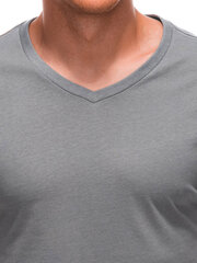 мужская базовая футболка с v-образным вырезом em-tsbs-0101 - серая v8 124263-5 цена и информация | Мужские футболки | 220.lv